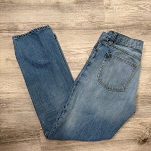 GAP Premium Slim Straight Jeans Mens 32x30 Light Wash Denim Casual